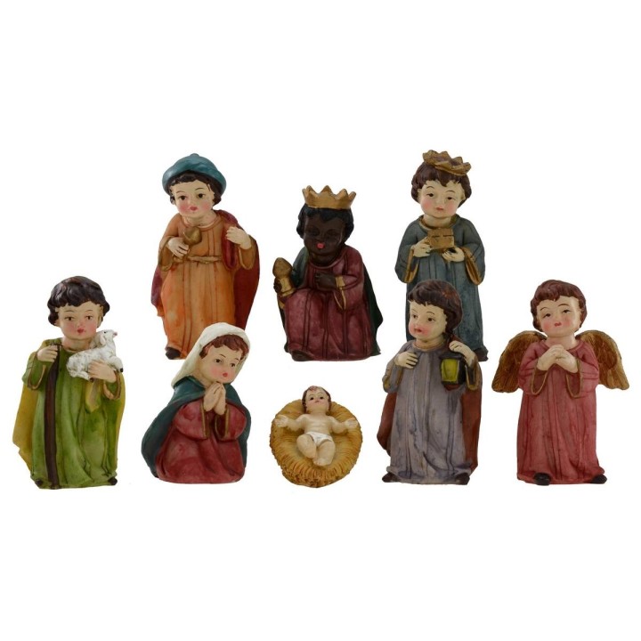 Set Natività 11 cm 8 soggetti linea bambini