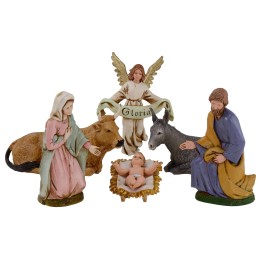 Natività 6 soggetti serie 12 cm Landi Moranduzzo