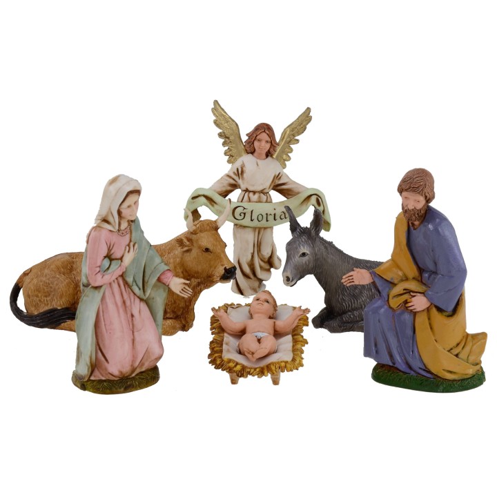 Natività 6 soggetti serie 12 cm Landi Moranduzzo