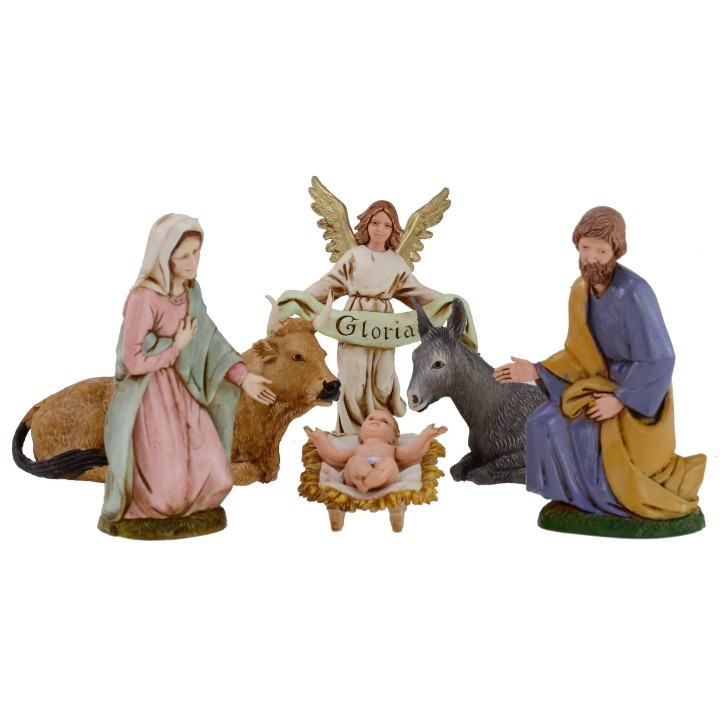 Natividad 6 sujetos serie 12 cm Landi Moranduzzo