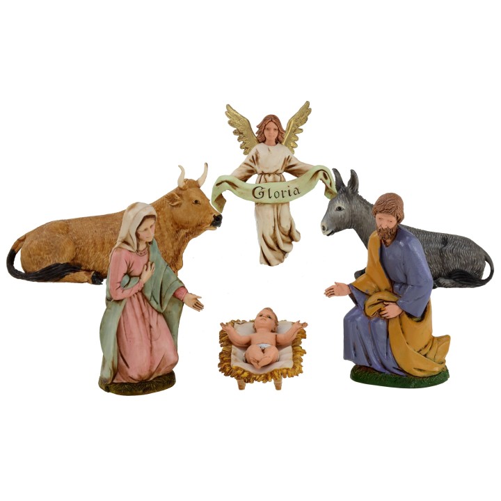 Natividad 6 sujetos serie 12 cm Landi Moranduzzo
