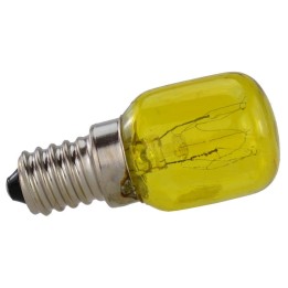 Lampada gialla 15W E14 220V.