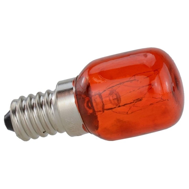 Lampada arancio 15W 220V. 