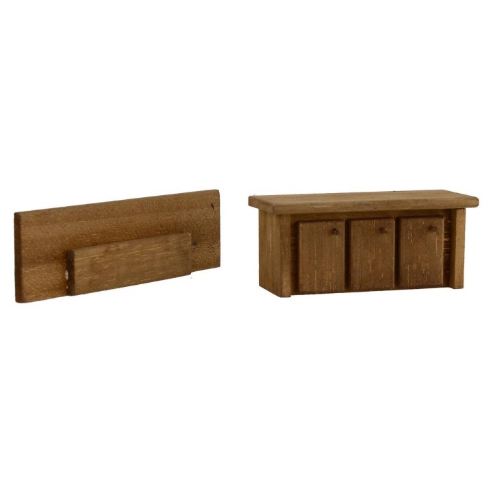 Mobile with wooden ante double function cm 12x4x4 h