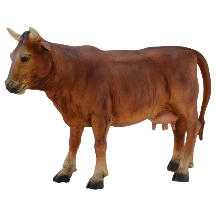Vaca marrón para estatuas de 30 cm belén