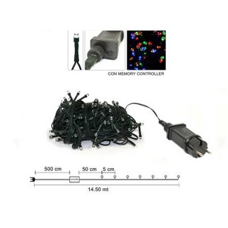 180 Miniluces LED multicolores para exterior-interior con