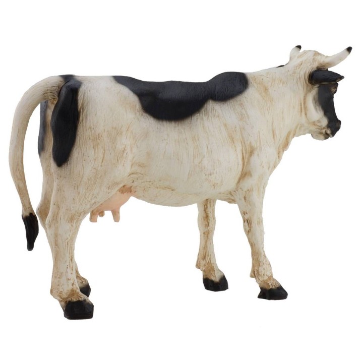 Vaca para pesebre manchada para estatuas de 30 cm