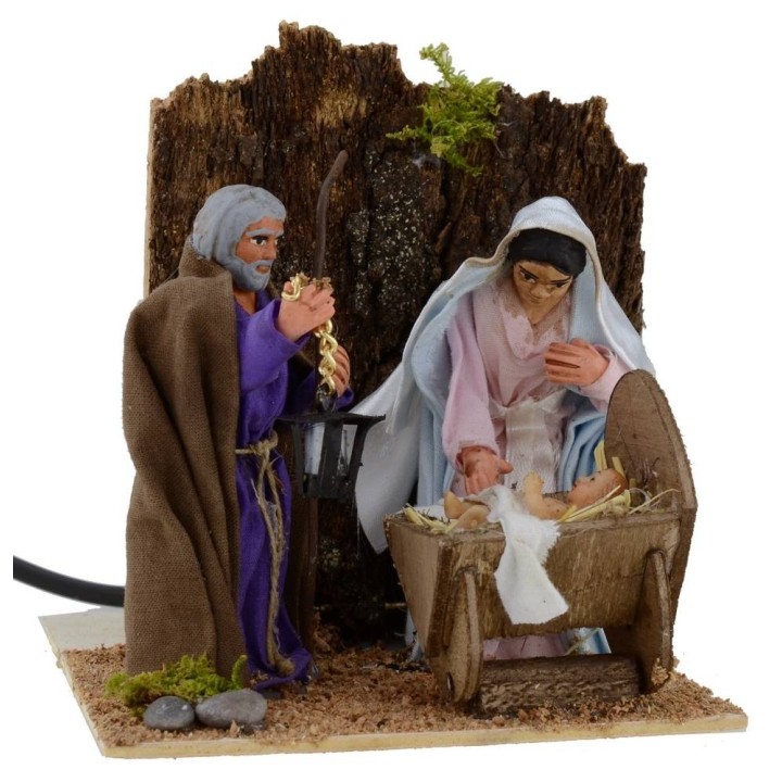 Natividad 3 figuras 10 cm en movimiento