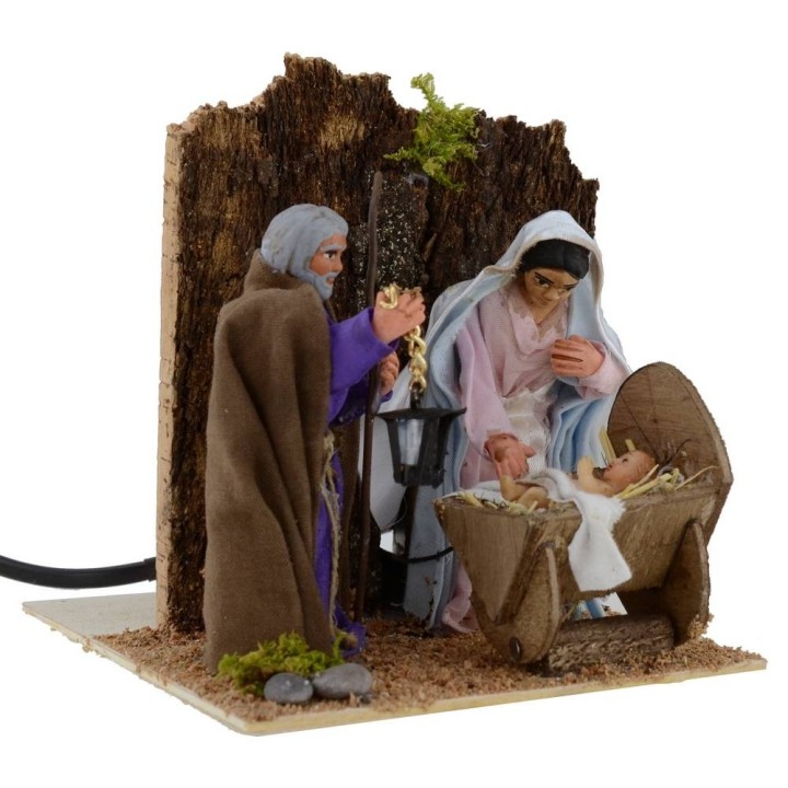 Natività 3 soggetti 10 cm in movimento