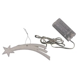 Star comet 15 cm with 4 led to batteries