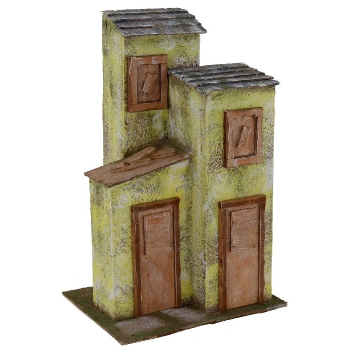 Casa a tre colonne cm 19,5x14,5x30 h per statue da 10 cm