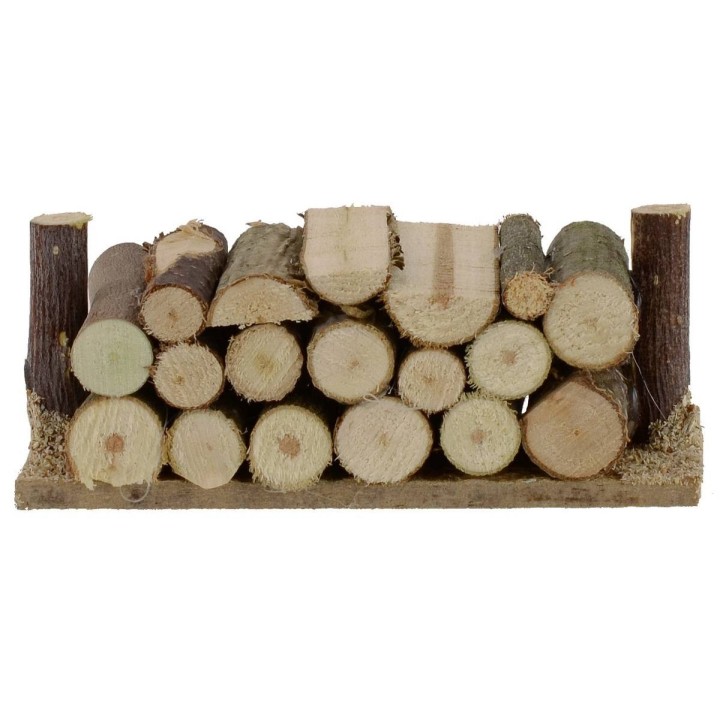 Leña apilada cm 7,5x3x3 h