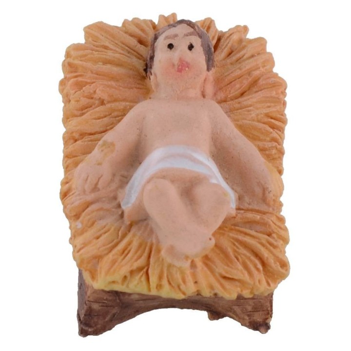 Nativity 3 pieces in resin series 6 cm for Presepe