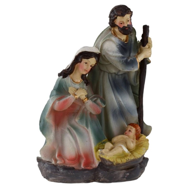 Nativity in resin cm 14.5 h. 