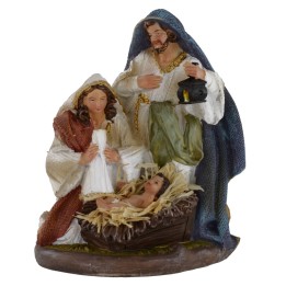 Nativity in resin cm 13.5 h. 