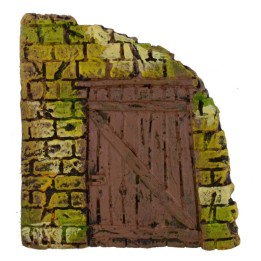Puerta de resina rectangular cm 8x8,5 h
