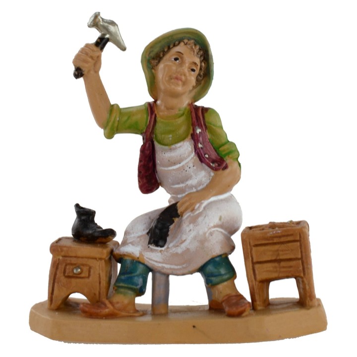 Zapatero sentado serie 8 cm en pvc lux