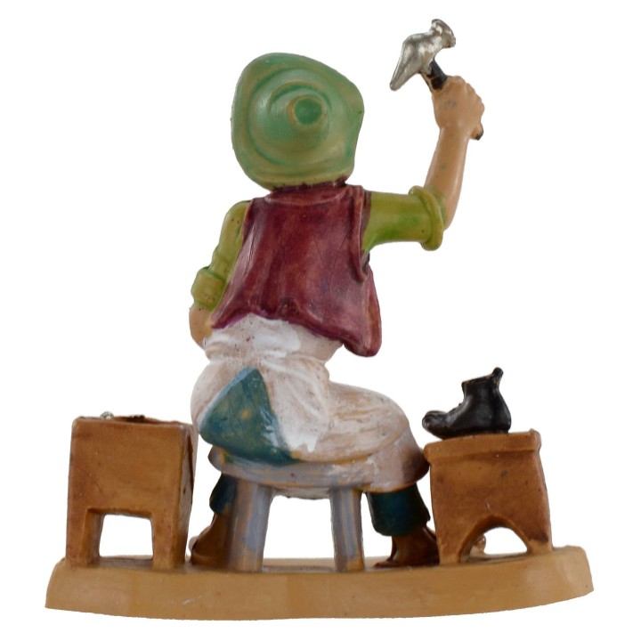 Ciabattino seduto serie 8 cm in pvc lux