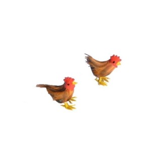 Set 2 galline piumati - 4465