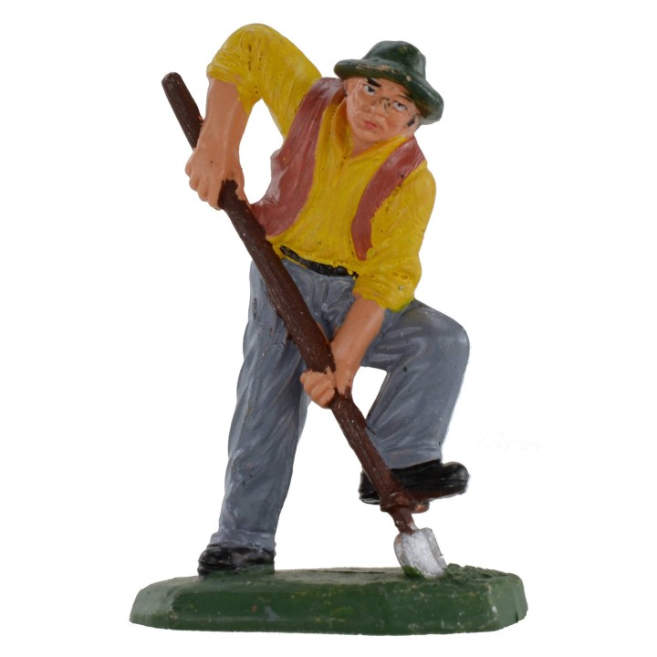 Granjero que cava serie de 8 cm en PVC