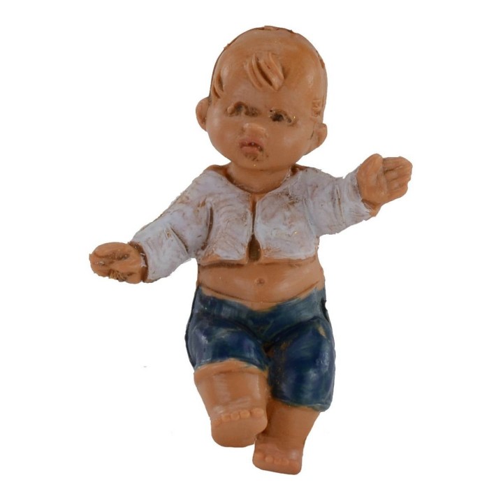 Mamá con recién nacido y niña 12 cm Fontanini