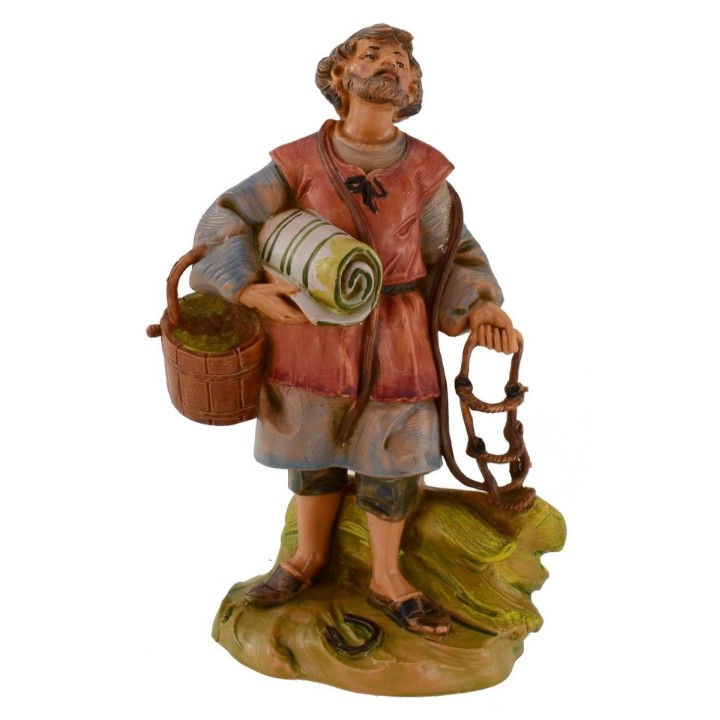 Pastore con briglie 12 cm Fontanini