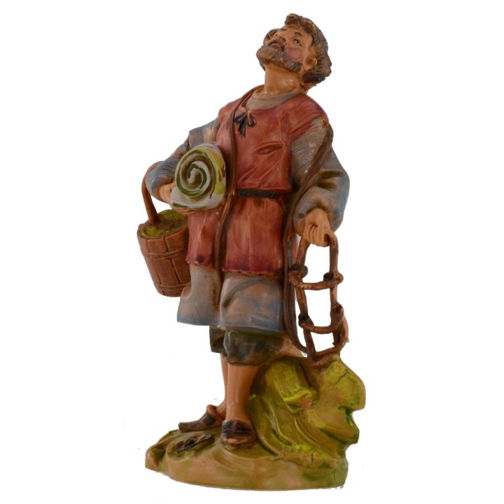 Pastor con riendas 12 cm Fontanini