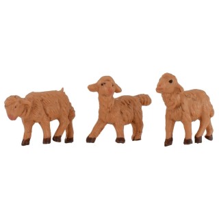 Set di 3 pecorelle per statue da 6,5 cm Fontanini