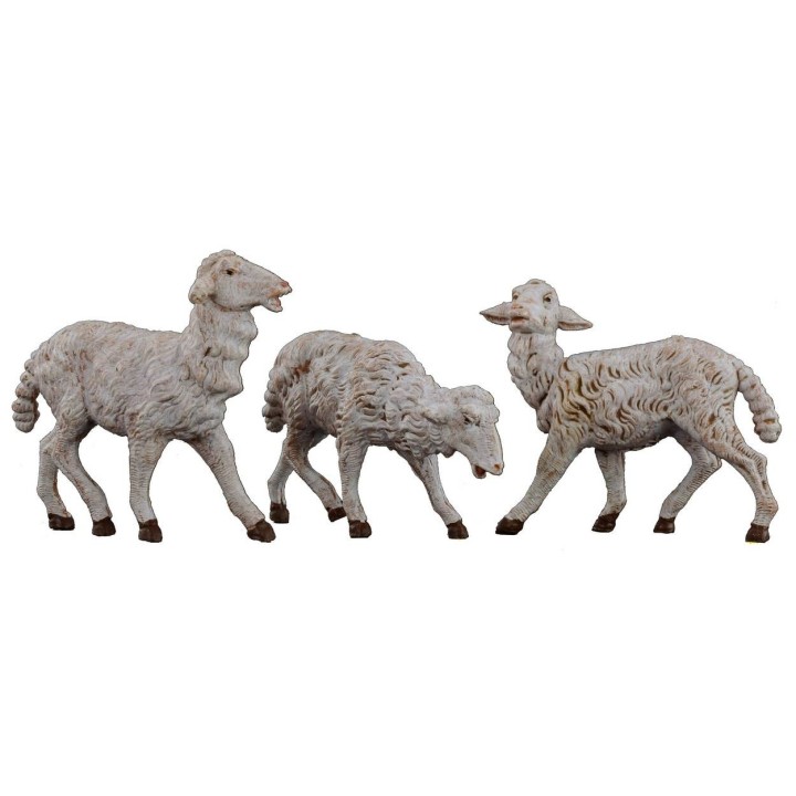 Set di 3 pecore per statue da 19 cm Fontanini