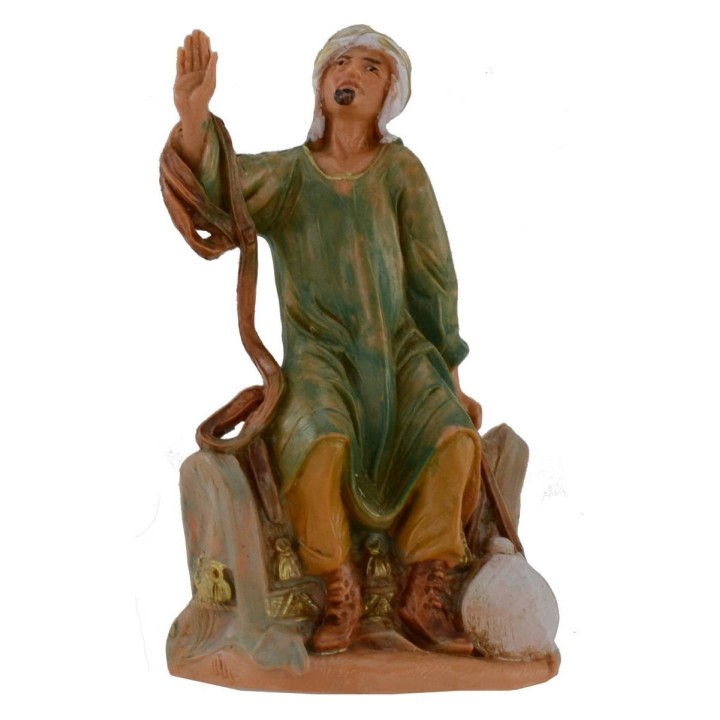 Camellero oriental sentado con silla 9,5 cm Fontanini