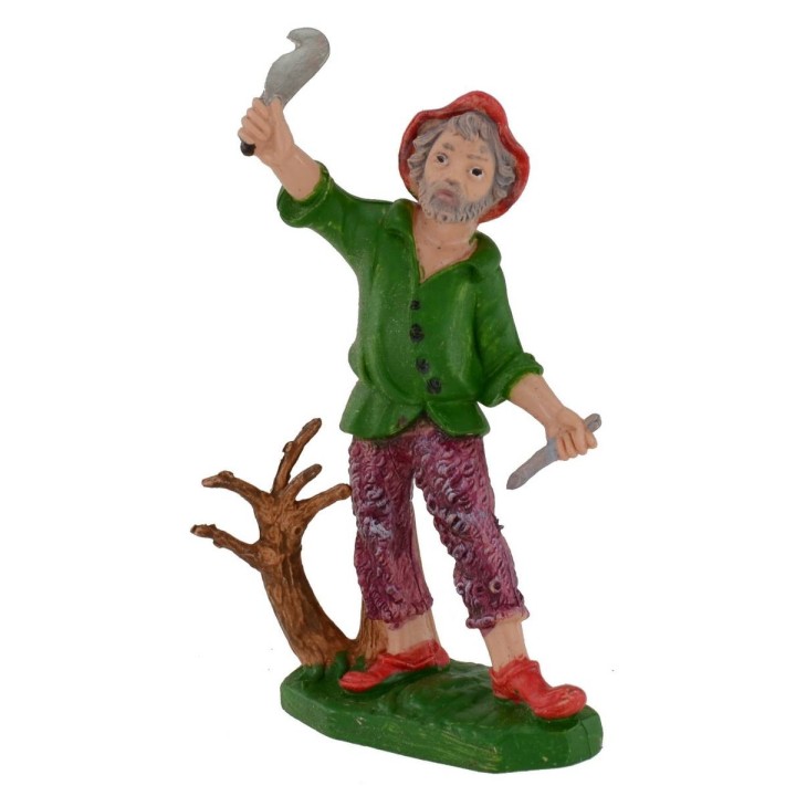 Woodland with falcetto 10 cm in pvc