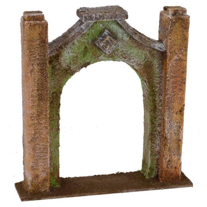Arco d'ingresso cm 16,5x4x17 h per statue da 10 cm
