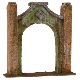 Arco d'ingresso cm 16,5x4x17 h per statue da 10 cm