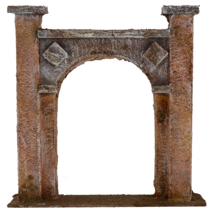 Arco d'ingresso cm 16,5x4x17 h per statue da 10 cm