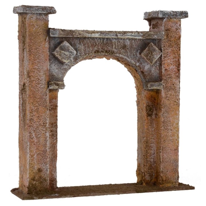 Arco d'ingresso cm 16,5x4x17 h per statue da 10 cm
