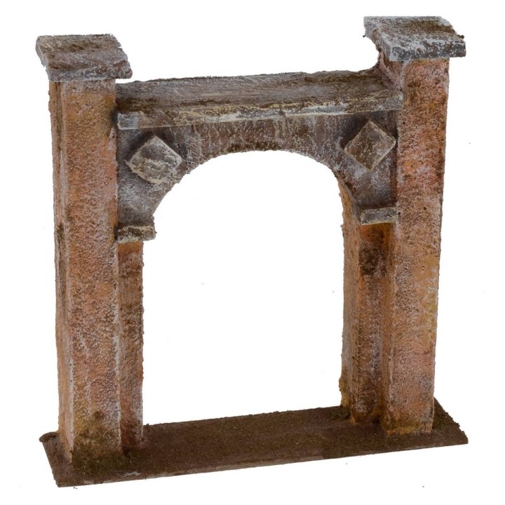 Entrance arch cm 16.5x4x17 h for statues of 10 cm