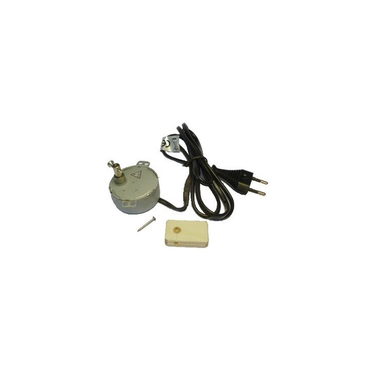 Motoriduttore 220V. 4W 10 giri + Puleggia in legno