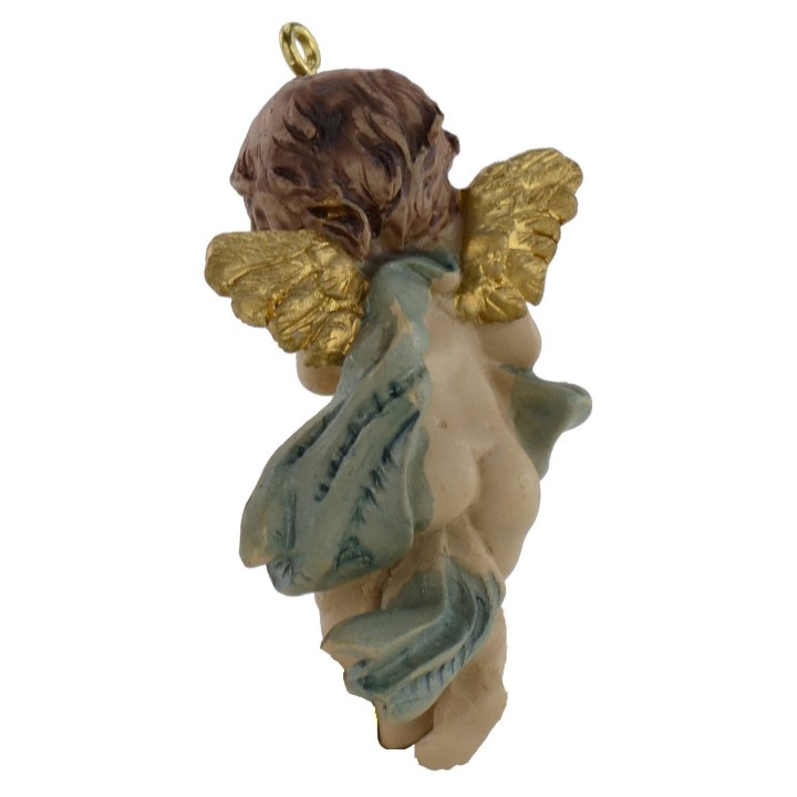 Set di 3 puttini da appendere in resina 5 cm
