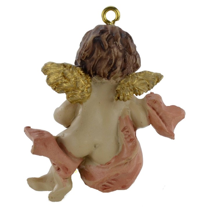 Set di 3 puttini da appendere in resina 5 cm