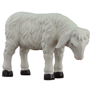 Pecora testa bassa per statue 40 cm