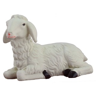 Oveja acostada para estatuas de 40 cm.