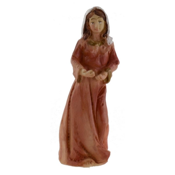 Natività 3 soggetti in resina 8 cm