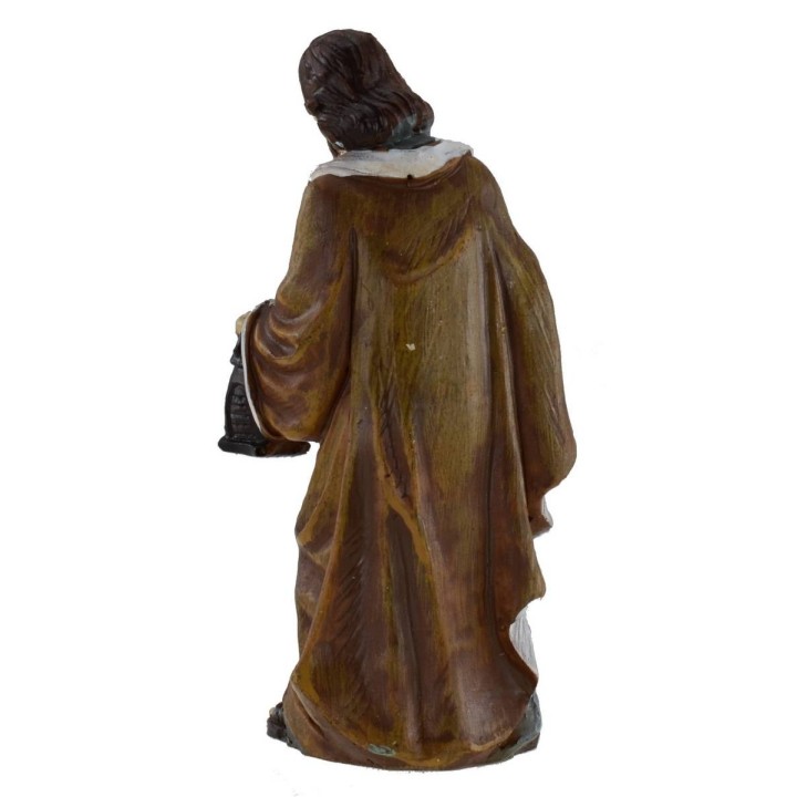 Set 11 figure 12 cm Natività presepe, Re Magi, angelo, pastore