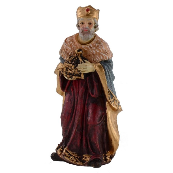 Set 11 figure 12 cm Natività presepe, Re Magi, angelo, pastore