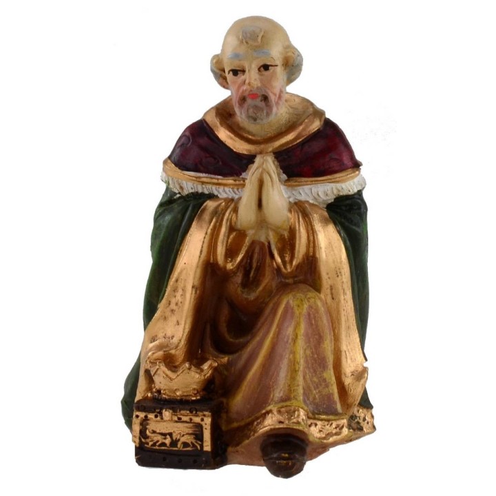 Set 11 figure 12 cm Natività presepe, Re Magi, angelo, pastore