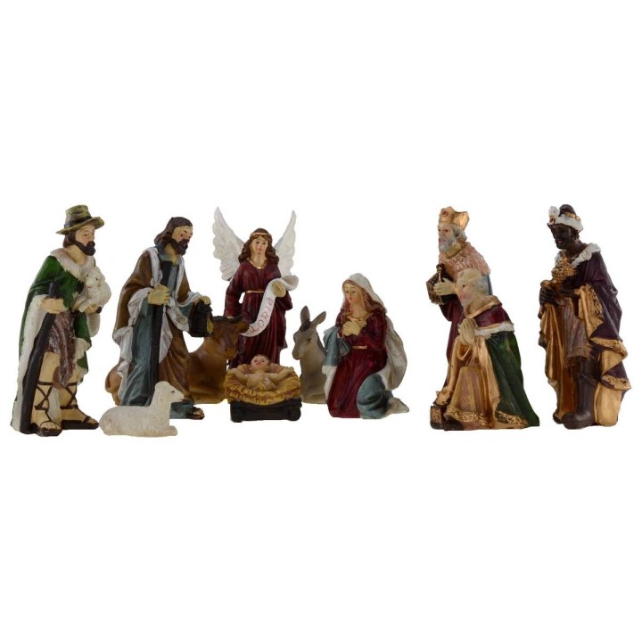 Sep 11 Figures 12 cm Nativity presepe, King Magi, angel