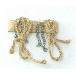 Perchero con cuerdas y cadenas - M69