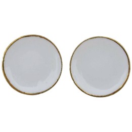 Set 2 piatti in ceramica ø 4 cm