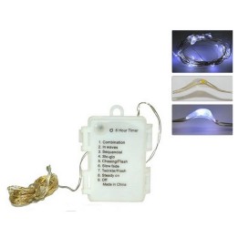 50 micro led bianco freddo con giochi per esterno e interno