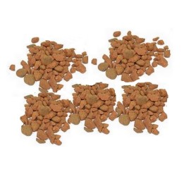 Grava marrón rosáceo de grano de 5-12 mm 500 gr
